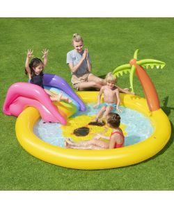 Bestway Piscina Gonfiabile Sunnyland Multicolore 237x201 cm 225L