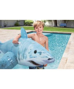 Bestway Cavalcabile Squalo 3D Gonfiabile 183x102 cm per Bambini 3+ Anni