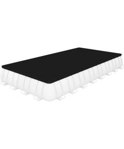 Bestway Piscina Power Steel Rettangolare 956x488x132 cm Grigio