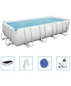 Bestway Power Steel Set Piscina Rettangolare 549x274x122 cm