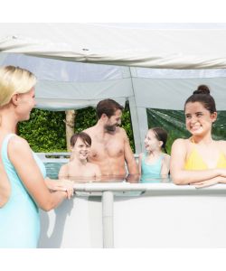 Bestway Cupola per Piscina 600x600x295 cm