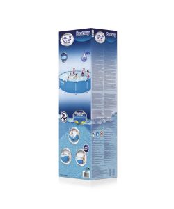 Bestway Set Piscina con Telaio Steel Pro 366x76 cm