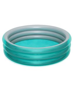 Bestway Piscinetta per Bambini Rotonda 201x53 cm Nero Metallico
