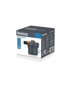 Bestway Pompa di Gonfiaggio Elettrica  Sidewinder - Ideale per Letti e Giochi Gonfiabili