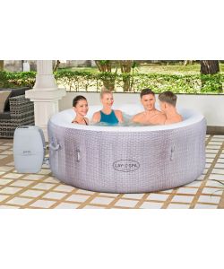 Bestway Piscina Spa Gonfiabile Lay-Z-Spa Cancun - Grigio - 180x66 cm