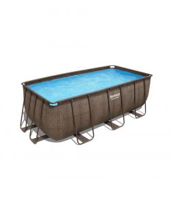 Piscina Power Steel Rattan