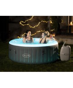 Bestway Piscina Lay-Z SPA Bali AirJet Idromassaggio Gonfiabile - Grigio - 180 x 66 cm