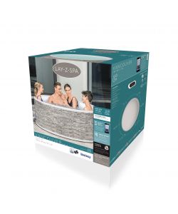 Bestway Idromassaggio gonfiabile Vancouver 155x60 cm grigio per 5 persone