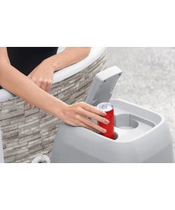 Bestway Idromassaggio gonfiabile Vancouver 155x60 cm grigio per 5 persone