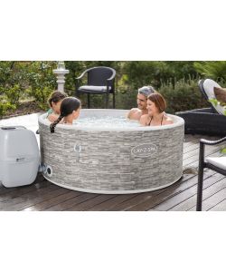 Bestway Idromassaggio gonfiabile Vancouver 155x60 cm grigio per 5 persone