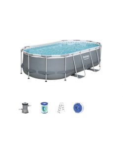 Bestway Piscina Fuoriterra Power Steel - Ovale - 427x250x100cm