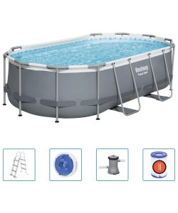 Bestway Piscina Fuori Terra Ovale Power Steel 427x250x100 cm