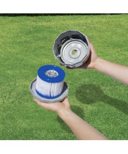 Bestway Cartuccia Ricambio Blu per Filtro Idromassaggio - 2 pezzi