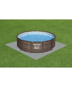 Bestway Tappetino per Piscina Flowclear - Grigio - 50 cm x 50 cm