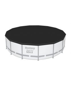 Bestway Piscina Rotonda Steel Pro Max Ø 457 x 107 cm Grigio con Pompa