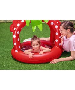 Bestway Piscina per Bambini Very Berry 91 cm Multicolore con Parasole