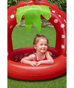 Bestway Piscina per Bambini Very Berry 91 cm Multicolore con Parasole