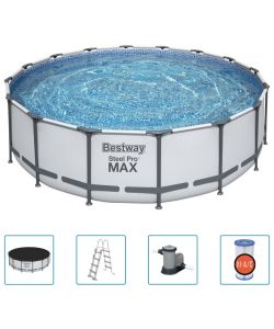 Bestway Set Piscina Steel Pro MAX 488x122 cm