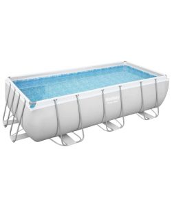 Bestway Power Steel Set Piscina Rettangolare 404x201x100 cm
