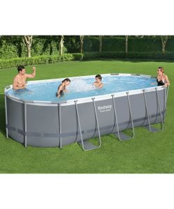 Bestway Piscina Fuori Terra Ovale Power Steel 549x274x122 cm
