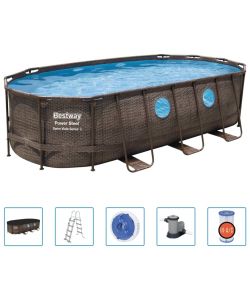 Bestway Set Piscina Power Steel Swim Vista Series 549x274x122 cm