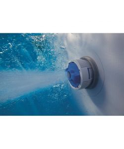 Bestway Piscina Power Steel Rotonda 488x122 cm Effetto Rattan Marrone