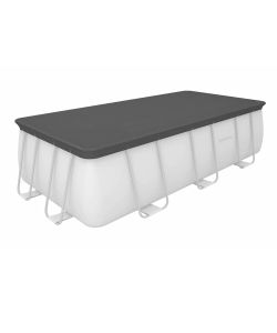 Bestway Telo per Piscina Rettangolare Steel - Grigio - 488x244 cm