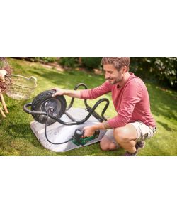 Bosch Mini Compressore 18V Universalpump con Manometro e Accessori - 150 PSI