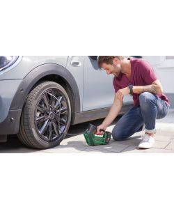 Bosch Mini Compressore 18V Universalpump con Manometro e Accessori - 150 PSI