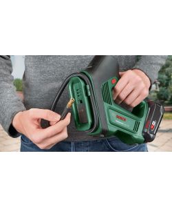 Bosch Mini Compressore 18V Universalpump con Manometro e Accessori - 150 PSI