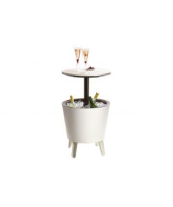 Tavolino Cool Bar bianco 49,5x49,5x57-84,5H cm Keter
