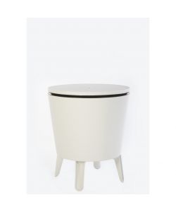 Tavolino Cool Bar bianco 49,5x49,5x57-84,5H cm Keter