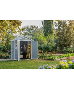 Keter Casetta da Giardino Manor - Grigio - 185x152 cm