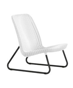Keter Set Mobili da Patio 3 pz Rio Bianco 218155