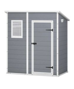 Keter Casetta da Giardino Manor Pent - Grigio - 183.5x111 cm