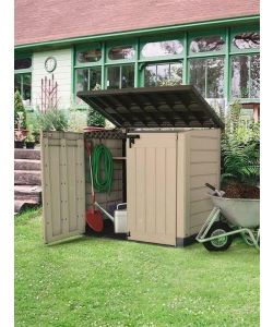 Keter Portattrezzi in Resina Store-It-Out - Beige - 145,5x82x125 cm