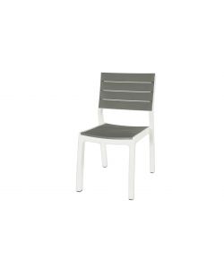 Keter Sedia da Giardino Harmony - Grafite/Bianco - 47x60x86 cm