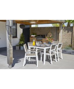 Keter Sedia da Giardino Harmony - Grafite/Bianco - 47x60x86 cm