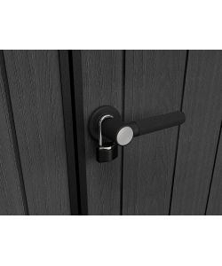 Keter Casetta da Giardino Oakland - Grigio Effetto Legno - 230x350x242 cm