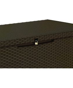 Keter Baule in Resina Marrone - Effetto Rattan - 302 l