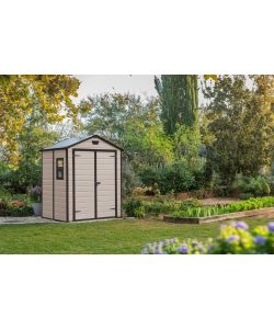 Keter Casetta da Giardino in Resina Manor - Beige - 185x152x226 cm