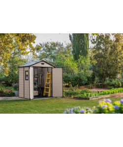 Keter Casetta da Giardino in Resina Manor - Beige - 185x152x226 cm