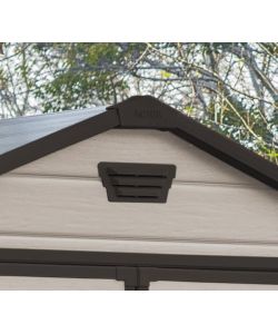 Keter Casetta da Giardino in Resina Manor - Beige - 185,8x236,8x227 cm