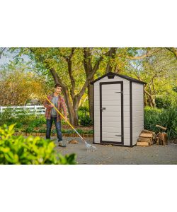 Keter Casetta da Giardino in Resina Manor - Beige - 129x103x196 cm