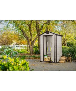 Keter Casetta da Giardino in Resina Manor - Beige - 129x103x196 cm