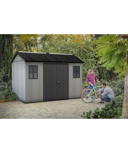 Keter Casetta da Giardino Oakland - Grigio - 350x229x254 cm