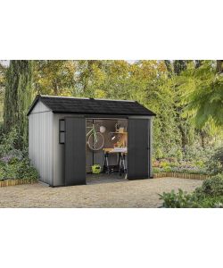 Keter Casetta da Giardino Oakland - Grigio - 350x229x254 cm