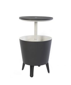 Tavolino Cool Bar grigio 49,5x49,5x57-84,5H cm Keter