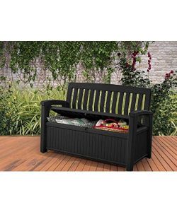 Cassapanca Patio grafite 132,7x61,2x89H cm Keter