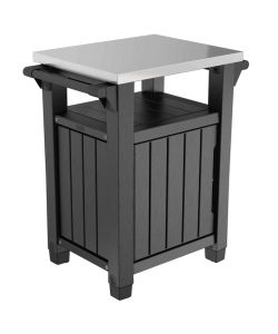 Keter Tavolo da Esterno per Barbecue Unity Classico Aspetto Legno